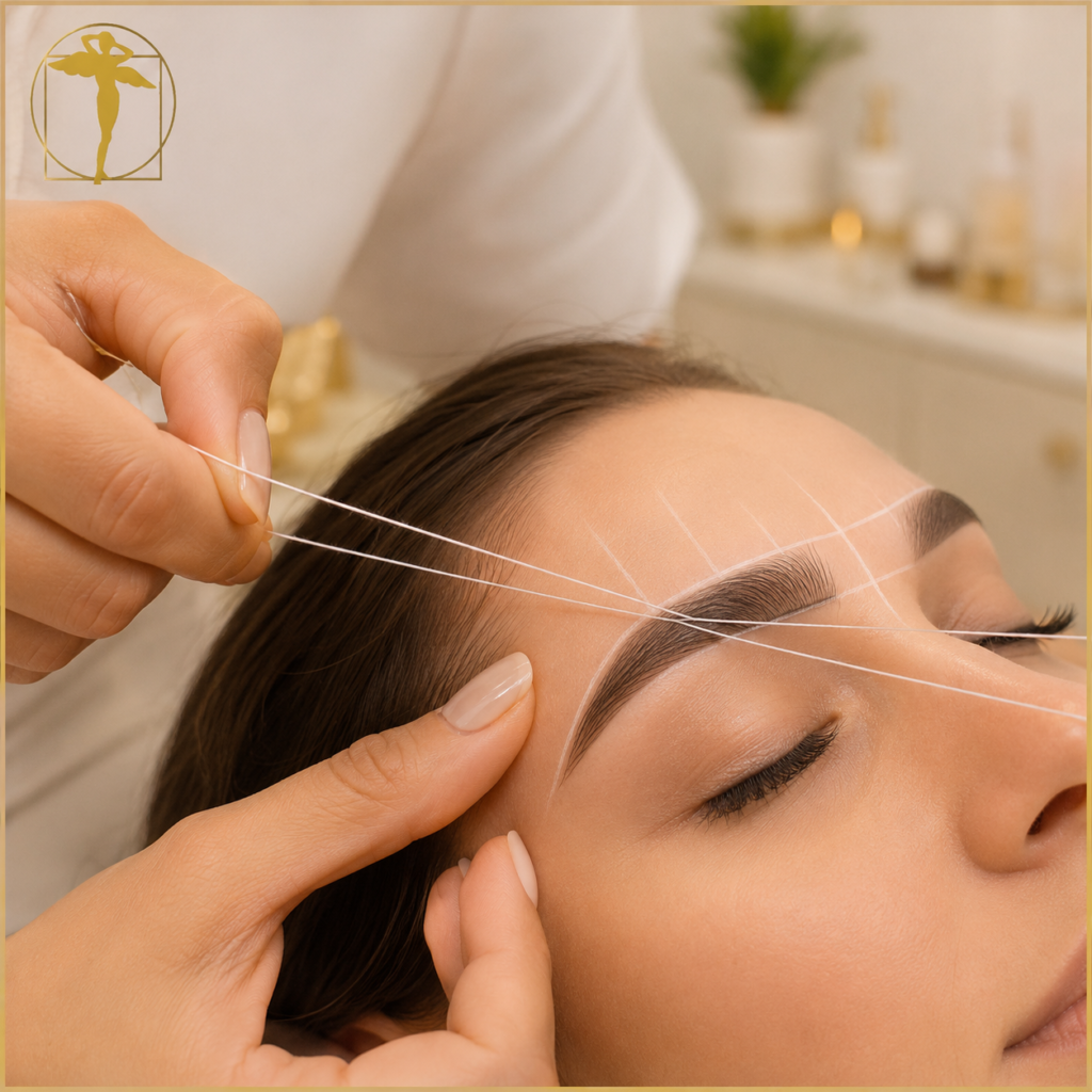 Design de sobrancelha e Threading